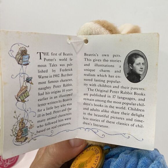 Vintage 1994 Eden Plush Premier Peter Rabbit Collectible Style 30550 - Picture 7 of 9